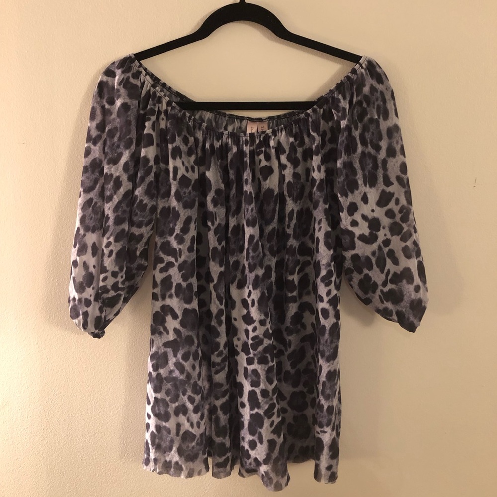 Cheetah quarter sleeves